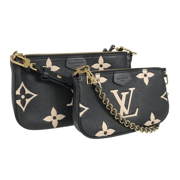 LOUIS VUITTON Monogram Empreinte Bicolor Multi Pochette Accessoires - Picture 1 of 14